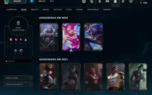 Conta ex-platina/Unranked atualmente Level 38