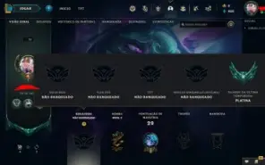 Conta ex-platina/Unranked atualmente Level 38