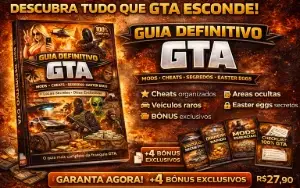 Guia Definitivo GTA-Cheats, Mods, Segredos e Locais Secretos