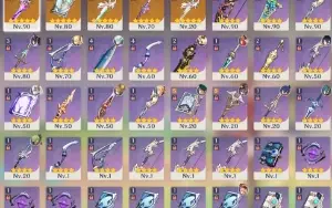 ✨(NA) Conta AR57 com 12 personagens 5⭐ + 4 armas 5⭐✨