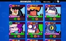 Conta Brawl Stars 57/58 36k troféus mudança de nome grátis