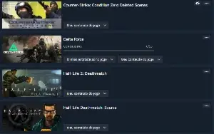 Conta steam 21 anos (12 de janeiro de 2004) + 17  jogos