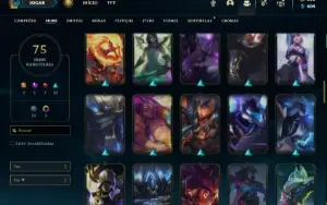 Conta  bronze 4 com 125 Champs e 75 Skins ( MAIN JG )