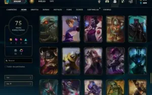 Conta  bronze 4 com 125 Champs e 75 Skins ( MAIN JG )