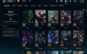 Conta  bronze 4 com 125 Champs e 75 Skins ( MAIN JG )