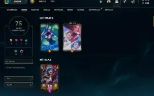 Conta  bronze 4 com 125 Champs e 75 Skins ( MAIN JG )