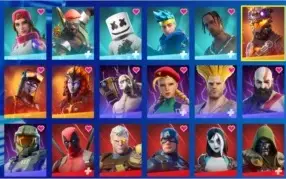 Conta fortnite 150+ skins