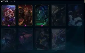 VENDO ACC DE LOL COM MUITAS SKINS TODOS CAMPEÕES