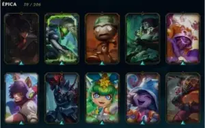VENDO ACC DE LOL COM MUITAS SKINS TODOS CAMPEÕES