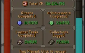 Conta Oldschool Runescape Questcape+Total 1800+
