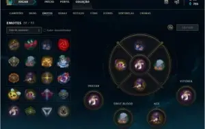 Conta LoL,com varias skins