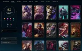 SMURF DIAMOND 3, 51 CHAMPIONS E 23 SKINS