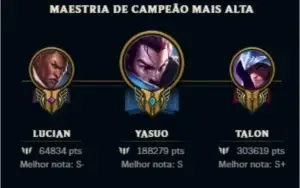 Conta League of Legends Diamante