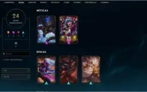 Conta LoL- Alistar Hextec (Mítica-só adquirida por gema!)