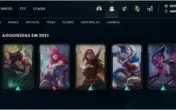 Conta league of legends barata com skins