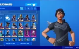 Conta Fortnite com skin Glow e pacotes