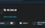 Conta steam Com 290 Reais em caixa de Cs go