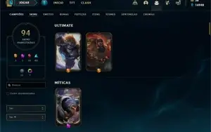 Conta Lol diamante IV (67 win rate) / Valorant ouro 2