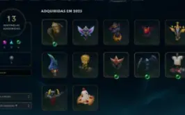 conta lol nova acompanha dados e email
