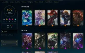Conta Smurf Lol 400+ Skins