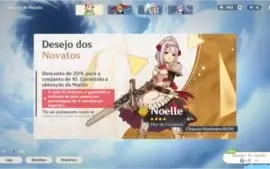GENSHIN IMPACT - DILUC + 30 ROLLS + DISPONIVÉIS !!!