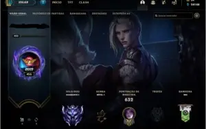Conta Diamante 1, todos campeões, 115 skins, 24148 EA, S5.