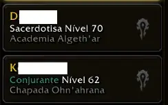 WoTLK, Paladin, 3660+ GS, Mage, 3540+ GS. Priest Lvl 82+