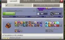 Conta de CLASH OF CLANS CV10 BARATA