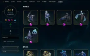 Conta Lol 881 Skins
