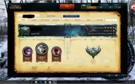 Conta LOL Prata 1 com borda Platina