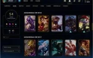 Conta lol 53 SKINS, CHROMA , LVL 81