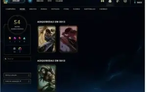 Conta lol 53 SKINS, CHROMA , LVL 81