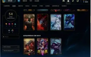 Conta lol 53 SKINS, CHROMA , LVL 81