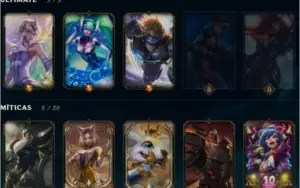 ContaLOL,2 skins prestigios+50 pontos de prestigio