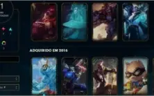 LoL Plat 5 C/ Borda +31 Skins 2 Lendarias/95Champs/Barato.