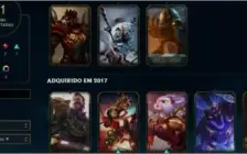 LoL Plat 5 C/ Borda +31 Skins 2 Lendarias/95Champs/Barato.