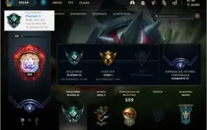 Conta platina 3 com TODOS os champs e 172 skins