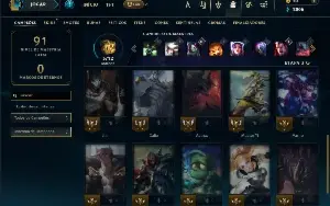 Prata 3 com 25 Champs e 5 Skins