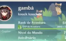 Kazuha + Hutao + Lança de Jade - AR50