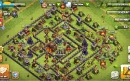 Clash of Clans, cv 10 bem upado