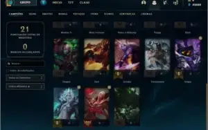 CONTA LOL MESTRE S11