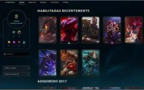 Conta League Of Legends - Platina 1 33 Champs