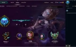 Conta League Of Legends - Platina 1 33 Champs