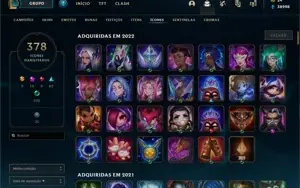 Conta riot com 754 skins no lol + skins no valorant
