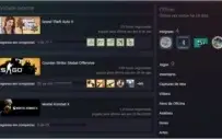 conta steam com cs-go premium e gta v entre outros jogos