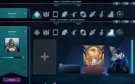 Conta paladins antiga muitas skins, molduras, icones