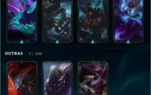 Conta Unranked level 33 + Yasuo da Emissário da Escuridão