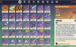 [AR56]Xiao/Hutao+Homa/Shogun/Zhongli/Albedo/ e muito mais!