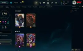 Conta Top / Sem Risco De Ban / 170 Skins / Todos Campeões 