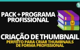 Pack para Criação de Thumbnail + Programa Profissional